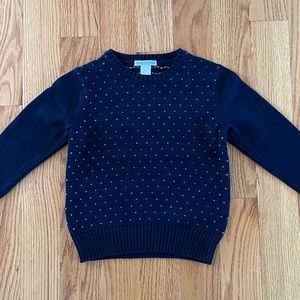Boys Janie and Jack Navy Sweater Size 4